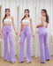 High Waisted Bootcut Trousers